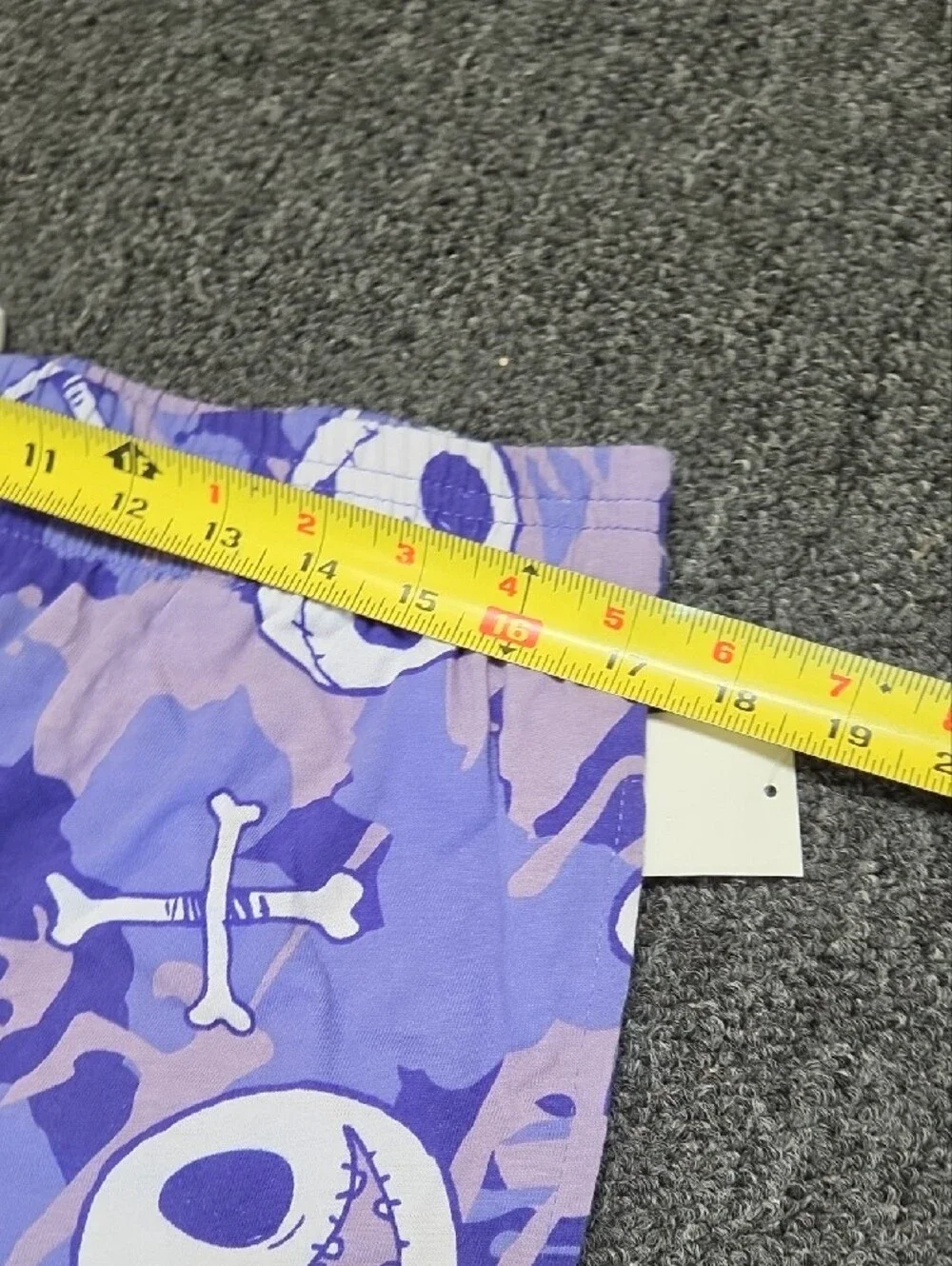 (#3C) Disney Purple Skull Camo Pajama Pants - Picture 3 of 5